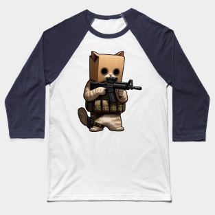 Tactical Cat Baseball T-Shirt